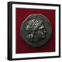 Coin Minted in Epidaurus Bearing Profile of Head Surrounded by Laurels, Greek Coins-null-Framed Giclee Print