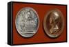 Coin Minted to Mark Admiral Nelson's Death, England-null-Framed Stretched Canvas