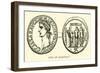 Coin of Caligula-English School-Framed Giclee Print