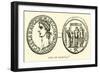 Coin of Caligula-English School-Framed Giclee Print