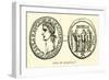 Coin of Caligula-English School-Framed Giclee Print