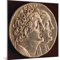 Coin of Ptolemy I and Berenice I, Ptolemaic Kingdom of Egypt, 3rd Century Bc-null-Mounted Photographic Print