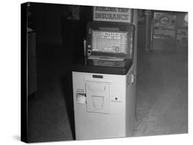 Coin Operated Airline Insurance Machine-null-Stretched Canvas