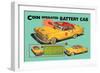 Coin Operated Battery Cab-null-Framed Art Print