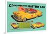 Coin Operated Battery Cab-null-Framed Art Print