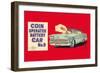 Coin Operated Battery Car No. 9-null-Framed Art Print