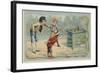 Coin Tossing Game-null-Framed Giclee Print