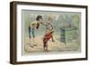 Coin Tossing Game-null-Framed Giclee Print