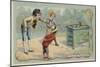 Coin Tossing Game-null-Mounted Giclee Print
