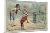 Coin Tossing Game-null-Mounted Giclee Print