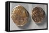 Coins from Time of Vercingetorix, Roman Coins BC-null-Framed Stretched Canvas