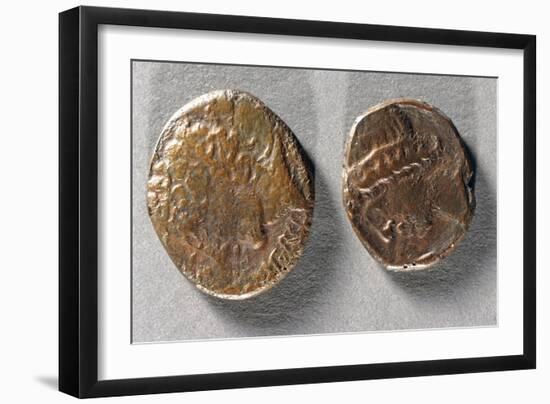 Coins from Time of Vercingetorix, Roman Coins BC-null-Framed Giclee Print