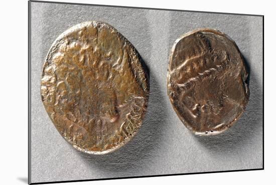 Coins from Time of Vercingetorix, Roman Coins BC-null-Mounted Giclee Print