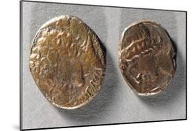 Coins from Time of Vercingetorix, Roman Coins BC-null-Mounted Giclee Print