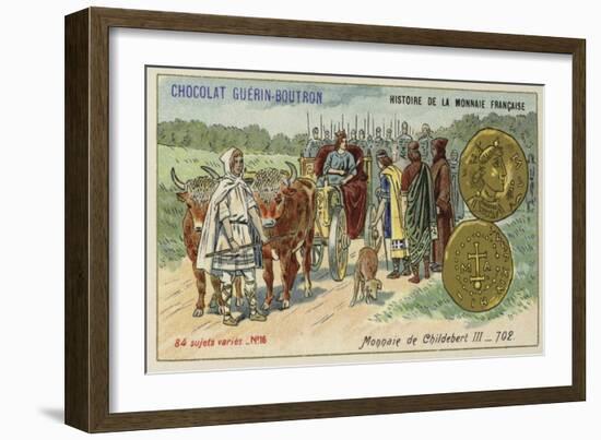 Coins of Childebert Iii, 702-null-Framed Giclee Print