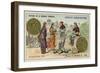 Coins of Childeric II, 656-null-Framed Giclee Print