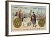 Coins of Julius Caesar, Roman Gaul, 56 BC-null-Framed Giclee Print