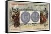 Coins of the Catholic League, 1590-null-Framed Stretched Canvas