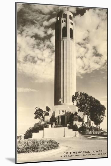 Coit Memorial Tower, San Francisco, California-null-Mounted Art Print