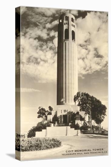 Coit Memorial Tower, San Francisco, California-null-Stretched Canvas