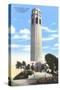 Coit Memorial Tower, Telegraph Hill, San Francisco, California-null-Stretched Canvas