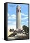 Coit Memorial Tower, Telegraph Hill, San Francisco, California-null-Framed Stretched Canvas