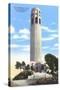 Coit Memorial Tower, Telegraph Hill, San Francisco, California-null-Stretched Canvas