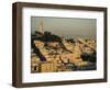 Coit Tower and Telegraph Hill at Dusk, San Francisco, California, USA-Fraser Hall-Framed Photographic Print