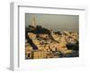 Coit Tower and Telegraph Hill at Dusk, San Francisco, California, USA-Fraser Hall-Framed Photographic Print