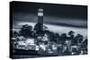 Coit Tower, Early Evening-Vincent James-Stretched Canvas