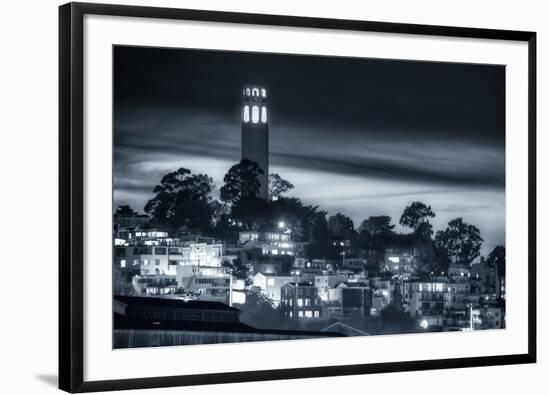 Coit Tower, Early Evening-Vincent James-Framed Photographic Print