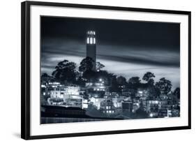 Coit Tower, Early Evening-Vincent James-Framed Photographic Print