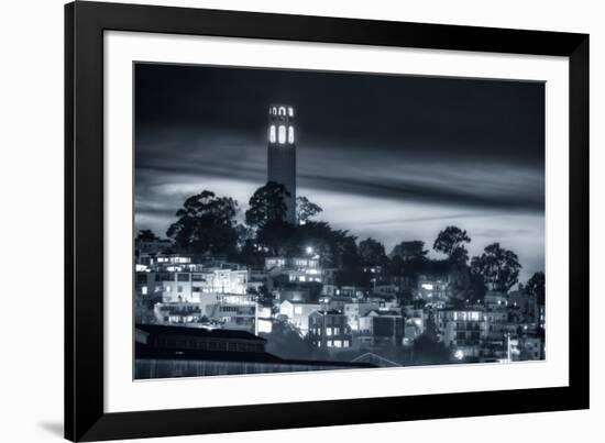 Coit Tower, Early Evening-Vincent James-Framed Photographic Print