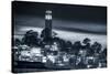 Coit Tower, Early Evening-Vincent James-Stretched Canvas