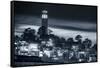 Coit Tower, Early Evening-Vincent James-Framed Stretched Canvas