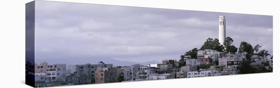 Coit Tower on Telegraph Hill, San Francisco, California, USA-null-Stretched Canvas