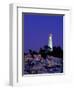 Coit Tower, Telegraph Hill at Dusk, San Francisco, U.S.A.-Thomas Winz-Framed Premium Photographic Print