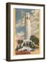 Coit Tower, Telegraph Hill, San Francisco, California-null-Framed Art Print