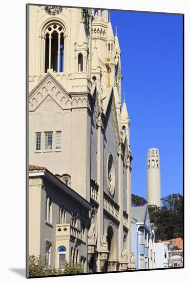 Coit Tower-Richard Cummins-Mounted Photographic Print