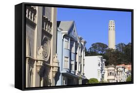 Coit Tower-Richard Cummins-Framed Stretched Canvas