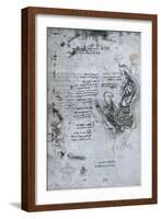 Coition of Hemisected Man and Woman, Facsimile Copy-Leonardo da Vinci-Framed Giclee Print