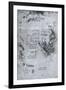 Coition of Hemisected Man and Woman, Facsimile Copy-Leonardo da Vinci-Framed Giclee Print