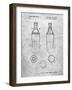 Coke Bottle Display Cooler Patent-Cole Borders-Framed Art Print