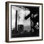 Coke Quencher in Operation at the River Rouge Ford Motor Company Plant-Walker Evans-Framed Photographic Print