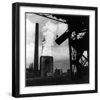 Coke Quencher in Operation at the River Rouge Ford Motor Company Plant-Walker Evans-Framed Photographic Print
