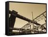 Coking Plant, World Heritage Zollverein Former Coal Mine, Essen, Rhineland-Westphalia, Germany-Walter Bibikow-Framed Stretched Canvas