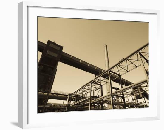 Coking Plant, World Heritage Zollverein Former Coal Mine, Essen, Rhineland-Westphalia, Germany-Walter Bibikow-Framed Photographic Print
