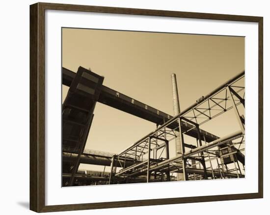 Coking Plant, World Heritage Zollverein Former Coal Mine, Essen, Rhineland-Westphalia, Germany-Walter Bibikow-Framed Photographic Print