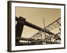 Coking Plant, World Heritage Zollverein Former Coal Mine, Essen, Rhineland-Westphalia, Germany-Walter Bibikow-Framed Photographic Print