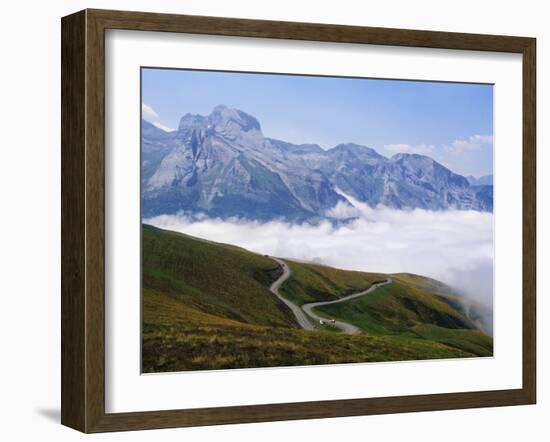 Col D'Aubisque, Pyrenees Atlantiques, Aquitaine, France-David Hughes-Framed Photographic Print